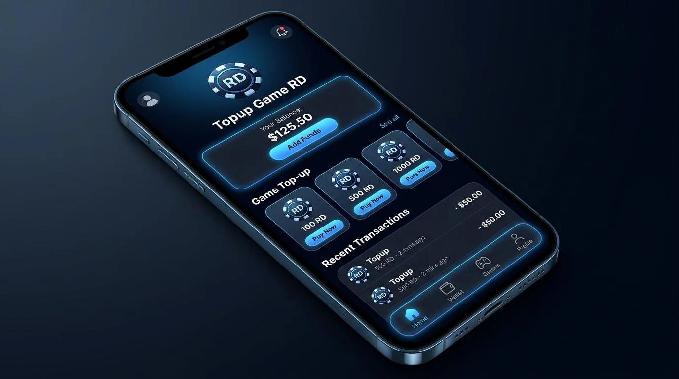 Pemain Royal Dream topup via QRIS di 3ogame