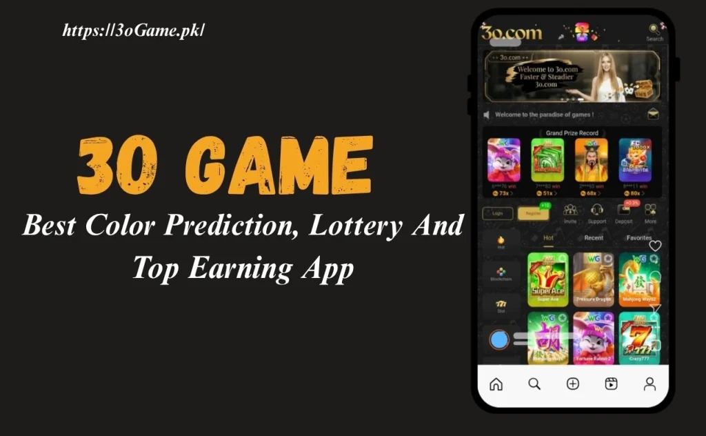3O Game interface screenshot